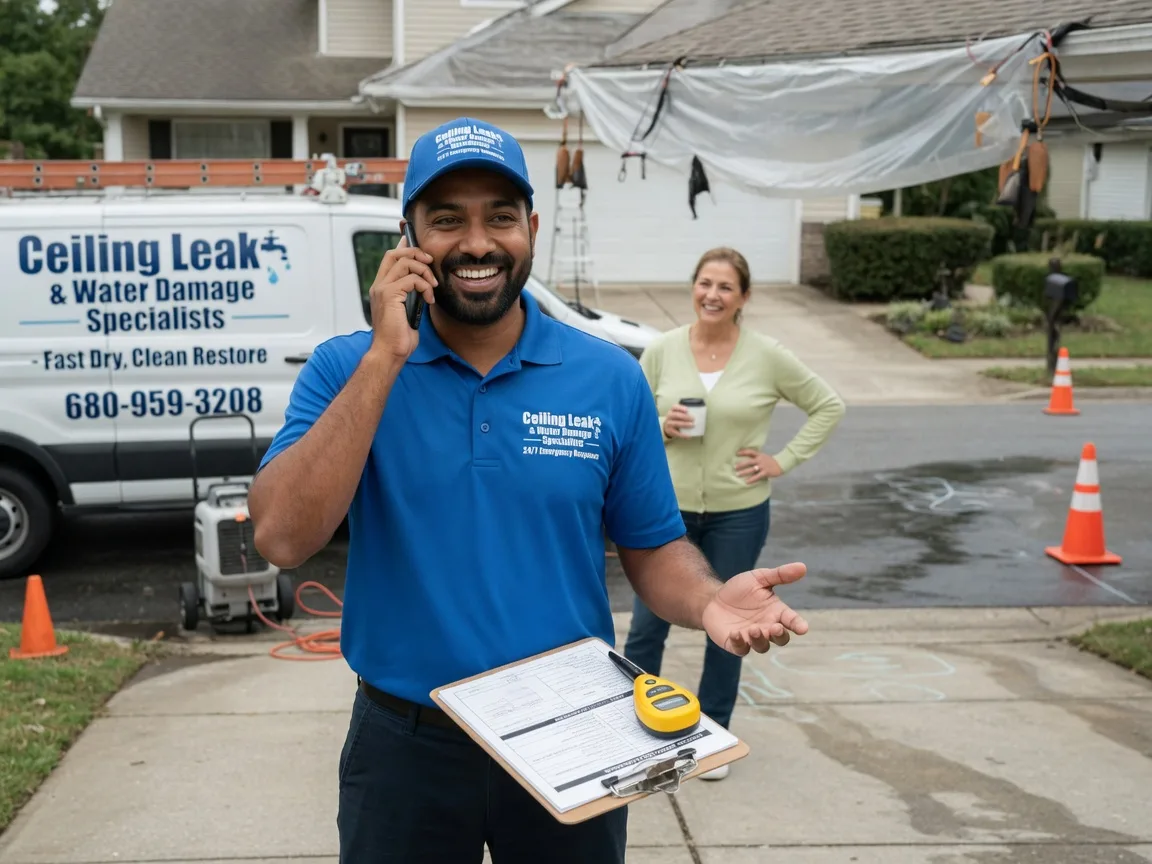 Ceiling Leak Cleanup Webster, IA FAQs